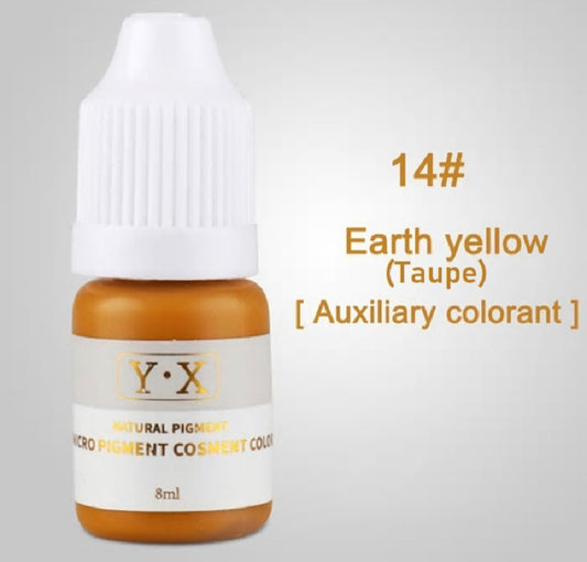Earth yellow TAUPE Pigmento Para Microblading Y.x Organico