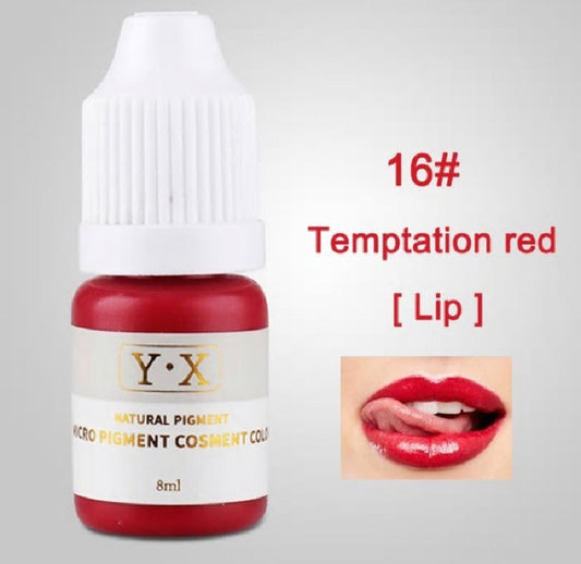Temptation red Pigmento Para Microblading Y.x Organico