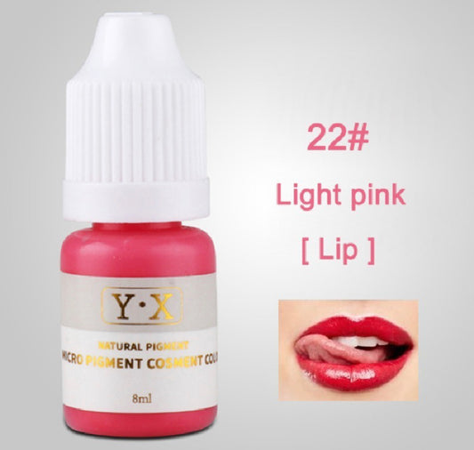 Light pink Pigmento Para Microblading Y.x Organico